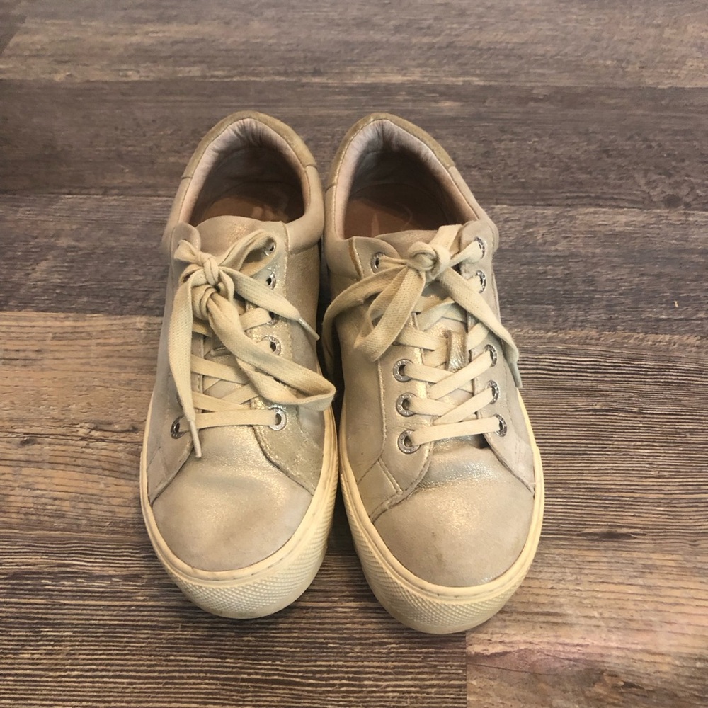 J/Slides Platform Sneakers metallic size 7